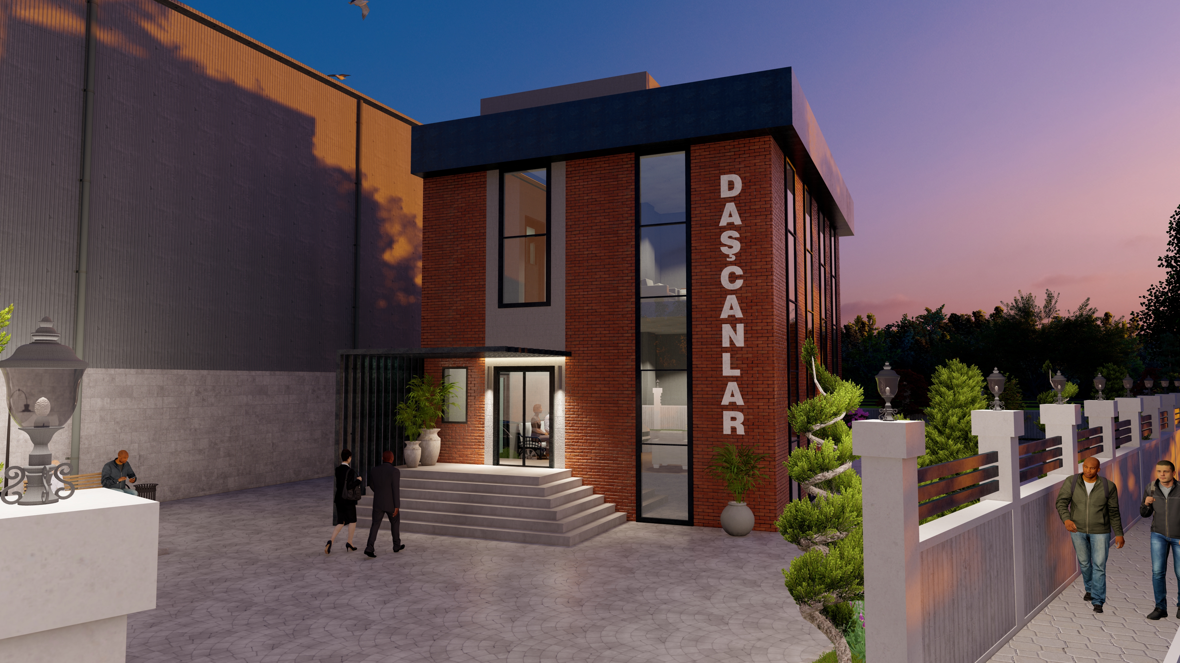 DAŞCANLAR DEMİRÇELİK METAL LTD.ŞTİ. İDARİ BİNA PROJESİ